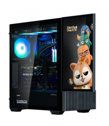 Zalman Корпус Z10 DS, без БП, 2xUSB3.0, 1хUSB Type-C, 2х120мм, 1x120мм ARGB, TG Side Panel, ATX, Monitor, чёрный