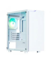Zalman Корпус T4 Plus без БП, 2xUSB3.0, 1xUSB2.0, 1x120мм ARGB, VGA 3200мм, TG Side Panel, mATX, белый