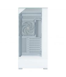 Zalman Корпус P40 Prism без БП, 2xUSB3.0, 1xUSBType-C, 1x120мм ARGB, VGA 420мм, LCS ready, TG 3x Panels, ATX, белый