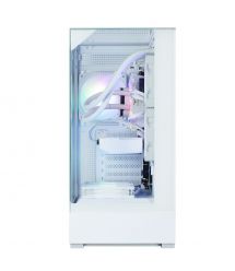 Zalman Корпус P40 Prism без БП, 2xUSB3.0, 1xUSBType-C, 1x120мм ARGB, VGA 420мм, LCS ready, TG 3x Panels, ATX, белый