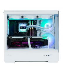 Zalman Корпус P30 White V2, без БП, 1xUSB3.0, 1хUSB Type-C, 3x120мм ARGB, TG Front/Side Panel, mATX, белый