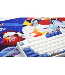 Varmilo Коврик для мыши Lovebirds Blue Desk Mat XL (900х400х3мм)