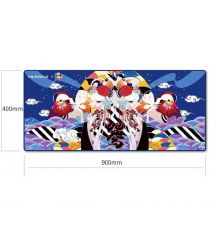 Varmilo Коврик для мыши Lovebirds Blue Desk Mat XL (900х400х3мм)