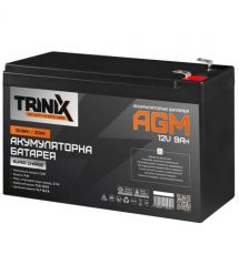 Свинцово-кислотная аккумуляторная батарея TRINIX SUPER CHARGE 9А•ч 12В