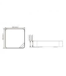IP-відеореєстратор 4-канальний 8Mp TVT TD-3004H1-4P-A1L (40-64) з 4 портами PoE