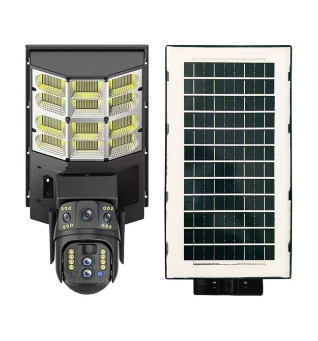 IP PTZ-відеокамера автономна з 4G, прожектором та сонячною панеллю 3Mp+3Mp Ligh