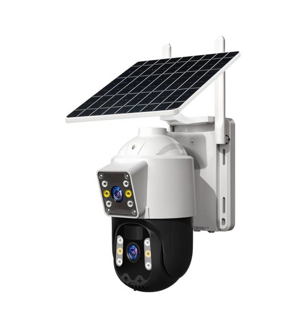 IP PTZ-відеокамера автономна з 4G та сонячною панеллю 3Mp+3Mp Light Vision VLC-9530IG-2C3S