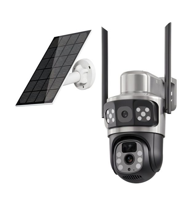 IP PTZ-відеокамера автономна з WiFi та сонячною панеллю 3Mp+3Mp Light Vision VLC-9230WIA-2