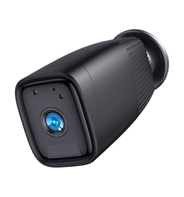 Автономна WiFi IP-відеокамера 2Mp Light Vision VLC-04IB Black з підтримкою Tuya, f-3.6mm, на акумуляторних батареях