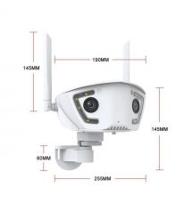 IP-відеокамера з WiFi 2Mp+2Mp Light Vision VLC-4482WI(Camhi Pro) f-3.6mm, ІЧ+LED-підсвічування, з мікрофоном