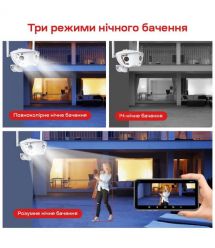IP-відеокамера з WiFi 2Mp+2Mp Light Vision VLC-4482WI(Camhi Pro) f-3.6mm, ІЧ+LED-підсвічування, з мікрофоном