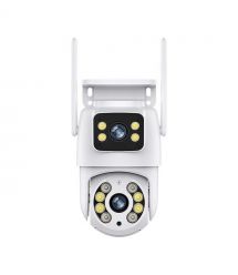 IP PTZ-відеокамера з WiFi 3Mp+3Mp Light Vision VLC-9130WI-2C (Tuya) f-3.6mm+3.6mm, ІЧ+LED-підсвічування, з мікрофоном