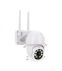 IP PTZ-відеокамера з WiFi 4Mp Light Vision VLC-9248WIA (Tuya) f-3.6mm, ІЧ+LED-підсвічування, з мікрофоном
