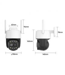 IP PTZ-відеокамера з WiFi 8Mp+8Mp Light Vision VLC-9284WI10Z-2C (Camhi Pro) f-3.6mm+8mm, ІЧ+LED-підсвічування, з мікрофоном