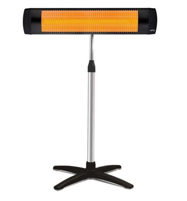 Ufo Инфракрасный обогреватель Basic 2900 + ножка, 2.9 кВт, до 35 м2, фламентин, мех. упр-ние, настенная или напольная установка