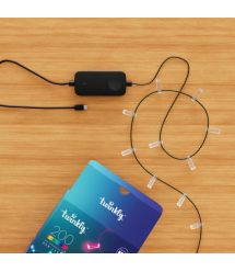 Twinkly Гирлянда Smart LED Twinkly Strings Candle RGB 200 IP20 12м USB-C кабель зеленый