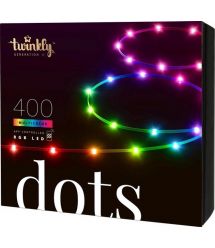Twinkly Гирлянда Smart LED Twinkly Dots Lights RGB 400 IP44 20м кабель черный