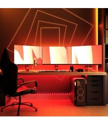Twinkly Гирлянда Smart LED Twinkly Dots Lights RGB 400 IP44 20м кабель черный