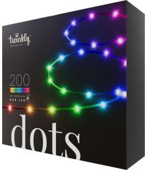 Twinkly Гирлянда Smart LED Twinkly Dots Lights RGB 200 IP44 10м кабель прозрачный