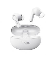 Trust Наушники TWS Yavi Earbuds BT 5.3, ENC, SBC, Mic, Белый