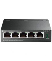 TP-Link Коммутатор TL-SG105MPE 5xGE (4xPoE), 120Вт, WebSmart