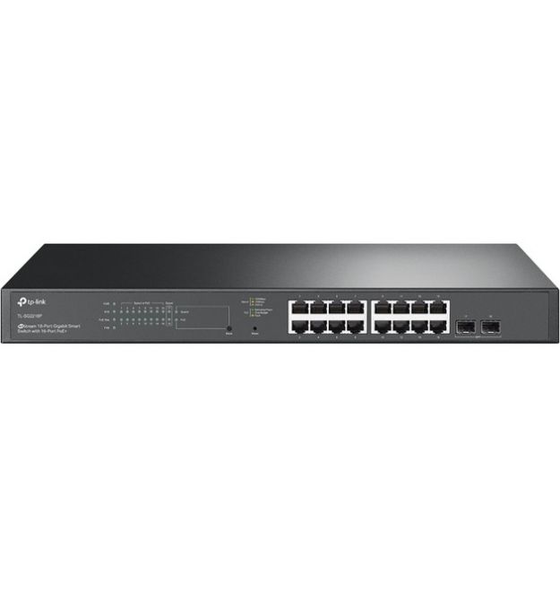 TP-Link Коммутатор SG2218P 16x1GE (16xPoE), 2xSFP, 150W, WebSmart