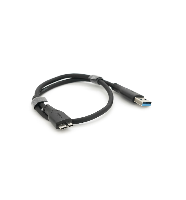 Кабель VEGGIEG V-U318, Usb 3.0 AM to Micro-B Black 0.5m, для жорстких дисків
