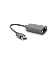 Контролер USB 3.0 to Ethernet VEGGIEG V-K306 - Мережевий адаптер 100 - 1000Mbps з проводом, RTL-8152B, Aluminum, Blister-Box