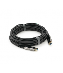 Кабель VEGGIEG V-H707 HDMI-HDMI 4K - 60Hz 3840*2160.3D,HDR, ARC, Optical Fiber Cable, 10.0m, 19+1Wire, 18gbps, Black-Metal, Box