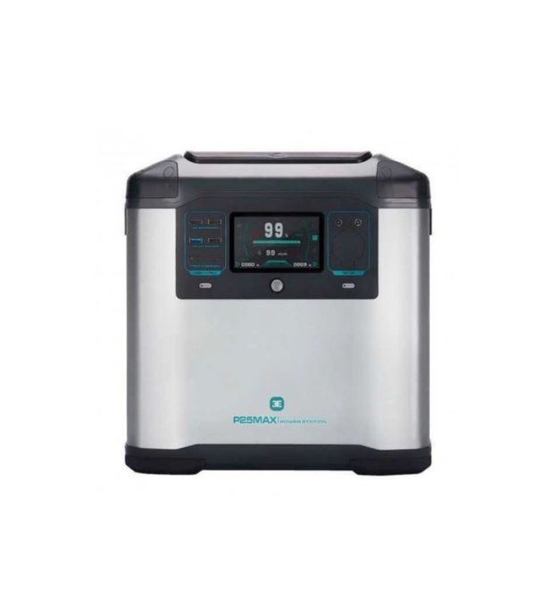 Портативне джерело живлення P25MAX FlashFish, ємність 1935Вт*год (537600mAh), потужність 2000Вт (пікова 4000Вт), 16 кг, 330*210*