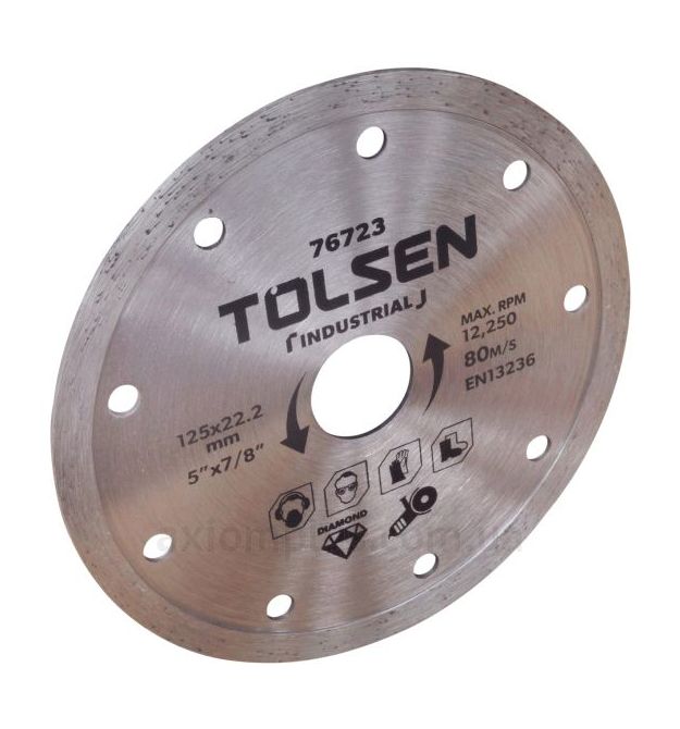Tolsen Диск алмазный, для кафеля, 125х22.23мм
