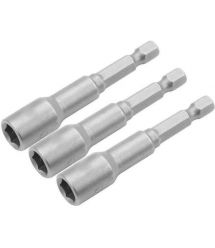 Tolsen Головки торцевые магнитные, набор 3шт, 1/4"х65мм, 12мм, стали 40Cr