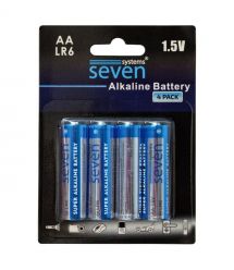 Батарейки SEVEN LR6 AA 1.5V 4 шт
