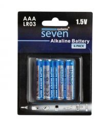 Батарейки SEVEN LR03 AАA 1.5V 4 шт