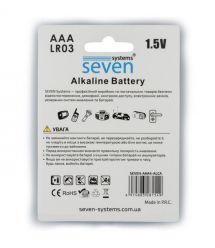 Батарейки SEVEN LR03 AАA 1.5V 4 шт
