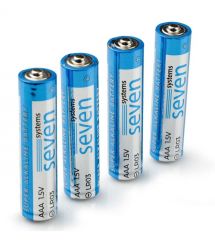 Батарейки SEVEN LR03 AАA 1.5V 4 шт