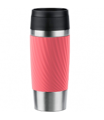 Tefal Термочашка Travel Mug Classic Twist, 0.36л, нержавеющая сталь, коралловый