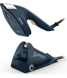 Tefal Отпариватель Duo компактный Power 2в1, 1700Вт, 400мл, паровой удар -180гр, постоянный пар - 25гр, керам. подошва, синий