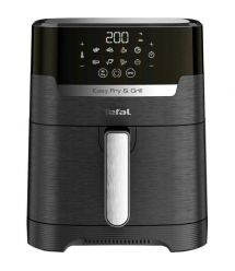 Tefal Мультипечь Easy Fry Grill&Steam, 1430Вт, чаша-6.2л, сенсорное управл., 8 программ, пластик, черный
