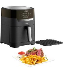 Tefal Мультипечь Easy Fry Grill&Steam, 1430Вт, чаша-6.2л, сенсорное управл., 8 программ, пластик, черный