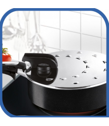Tefal Крышка с защитой от разбрызгивания Ingenio, 20-28см, нержавеющая сталь, пластик