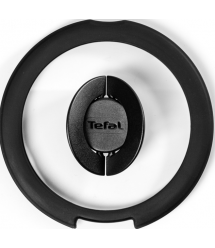 Tefal Крышка Ingenio 28см, стекло, силикон, прозрачно-черный