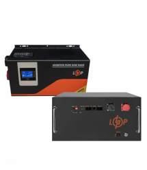 КРЖ LogicPower W3000 + літієва (LiFePO4) батарея 7168 Ватт (22892+38851 280 Ah)