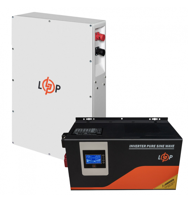 КРП LogicPower W3000 + литиевая (LiFePO4) батарея 5120 Ватт (22892+38185 200 Ah)