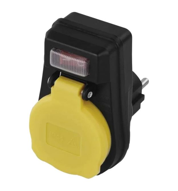 Розетка с выключателем EMOS P00292 16A 250V IP44