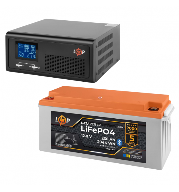 КРП LogicPower B1000 + литиевая (LiFePO4) батарея 2944 Ватт (19407+ 25559 230 Ah)