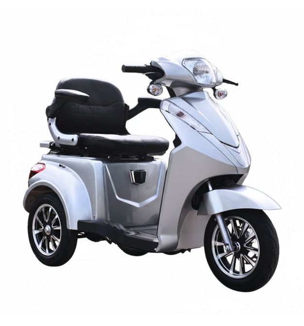 Електроскутер VISTA-2 (T408-2) срібло 1000Вт 60В 20А·год для людей похилого віку та людей з особливими потребами
