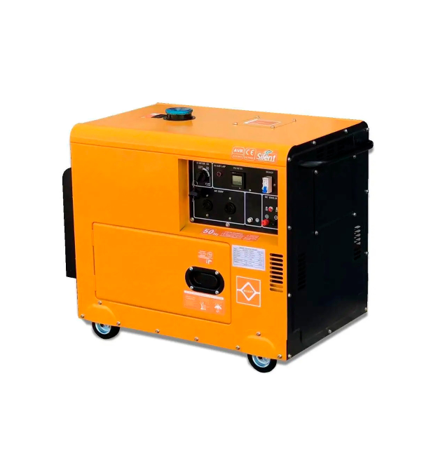 Генератор дизельний Leton KDF8T - 3, однофазний 220V, 50Hz, 8KVA, об&aposєм 15л