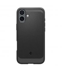 Spigen Чехол для iPhone 16, Rugged Armor MagFit, Matte Black