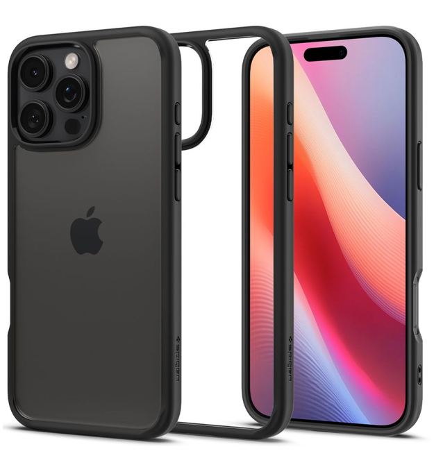Spigen Чехол для iPhone 16 Pro Max, Ultra Hybrid, Matte Black